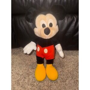 Vintage Mickey Mouse Plush Red Pants Disney Playskool‎ Stuffed Animal Toy